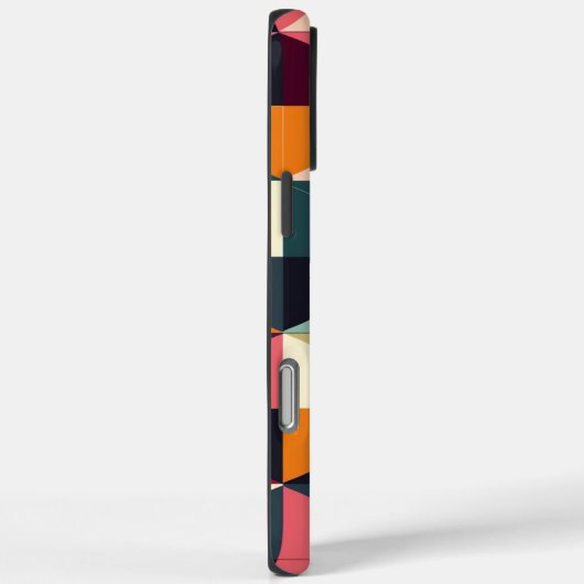 Coque iphone géométrique rétro-inspiré (Verso / Droite)