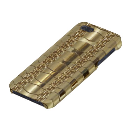 Coque iPhone Gold Links and Braid (Bas)