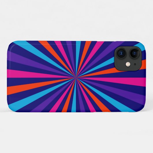 Coque iphone graphique de la roue de tournage colo (Dos (Horizontal))