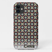 Coque Iphone gris noir blanc (Dos)