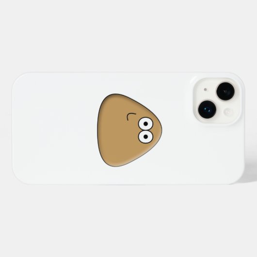 coque iphone - Happy Pou (Verso Horizontal)