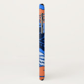 Coque iphone hawaïen de ketmie de baie de Huakini (Dos/Gauche)