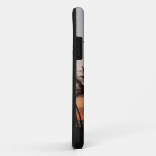 Coque iphone hawaïen de palmiers (Dos/Droite)