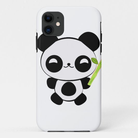 Coque iphone heureux de panda de bébé (Dos)