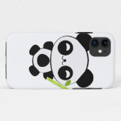 Coque iphone heureux de panda de bébé (Dos (Horizontal))