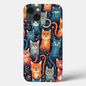 Coque iphone Hip cat (Verso)