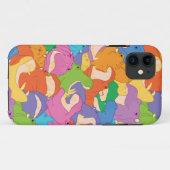 Coque iPhone Hippopotames (Dos (Horizontal))