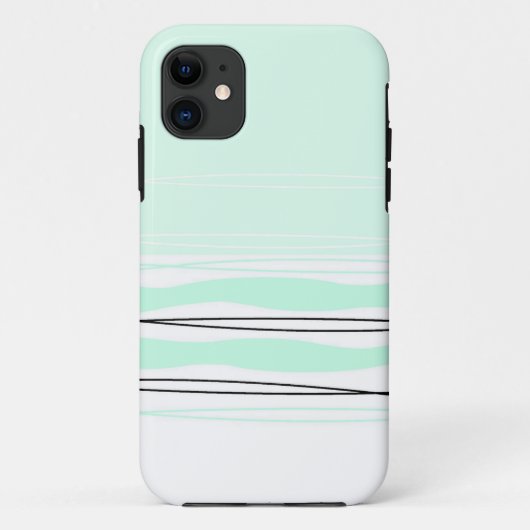 Coque iphone horizontal de bande atlantique (Dos)