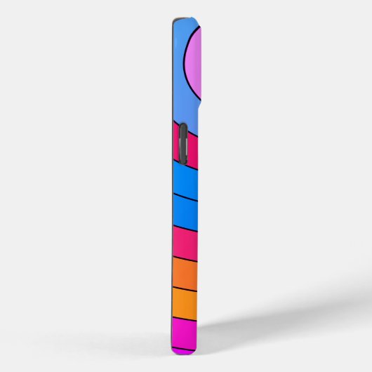 Coque iphone hypnotisé (ultra violet) (Verso / Droite)