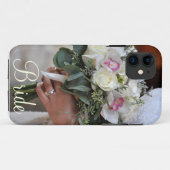 Coque iphone imprimé de bouquet nuptial (Dos (Horizontal))