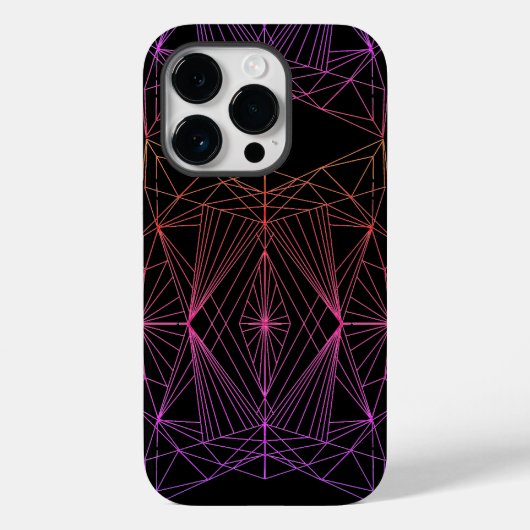 Coque iphone inspiré par la géométrie cristalline (Verso)