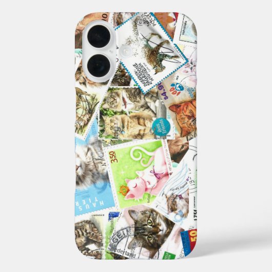 Coque iphone international de timbres de chats (Verso)