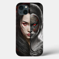 Coque iPhone/iPad Femme samouraï