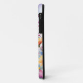 Coque iPhone / iPad Papillons roses et bleus (Dos/Gauche)