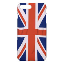 iPhone anglais X/8/7 de drapeau plus le cas