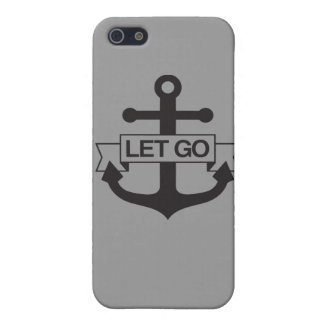 Étui iPhone 5 iPhone gris-clair 5 de caisse d'ancre de lgw