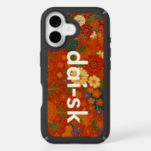 Coque iphone japonais à motifs floraux