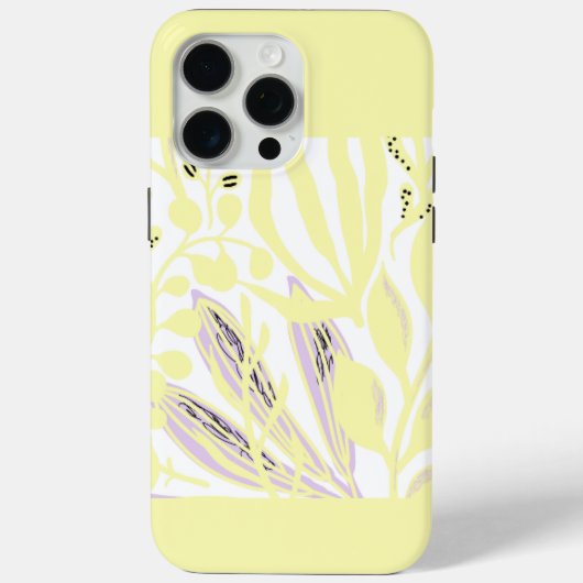 Coque iphone jaune (Verso)