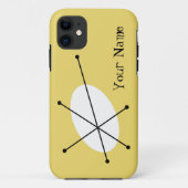 Coque iphone Jaune Dazzle 'Your Name' (Dos)