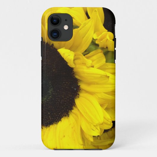 COQUE IPHONE JAUNE DE TOURNESOLS (Dos)