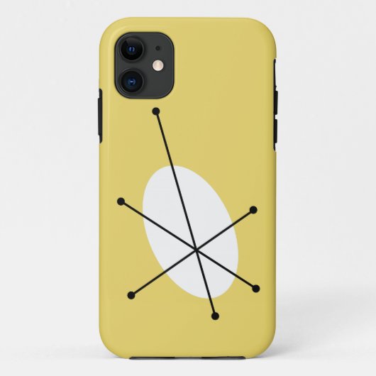 Coque iphone jaune éblouissant (Dos)