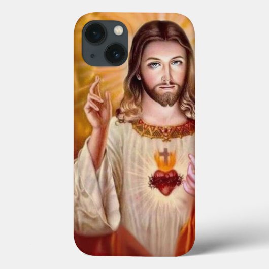 coque iphone jésus Christ imprimer (Verso)