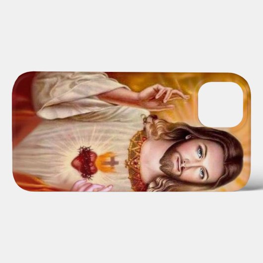 coque iphone jésus Christ imprimer (Verso (horizontal))