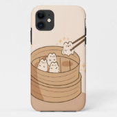 Coque iphone Kawaii Dim Sum Bunnies (Dos)
