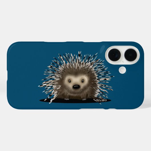 Coque iphone KiniArt Porcupine (Verso (horizontal))