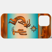 Coque iphone Kokopelli Sud-Ouest (Verso (horizontal))