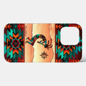 Coque iphone Kokopelli Sud-Ouest (Verso (horizontal))