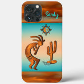 Coque iphone Kokopelli Sud-Ouest (Verso)