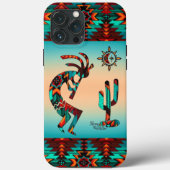 Coque iphone Kokopelli Sud-Ouest (Verso)