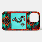Coque iphone Kokopelli Sud-Ouest (Verso (horizontal))