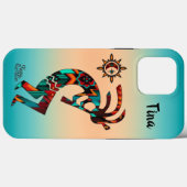 Coque iphone Kokopelli Sud-Ouest (Verso (horizontal))