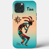Coque iphone Kokopelli Sud-Ouest (Verso)