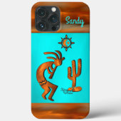 Coque iphone Kokopelli Sud-Ouest (Verso)