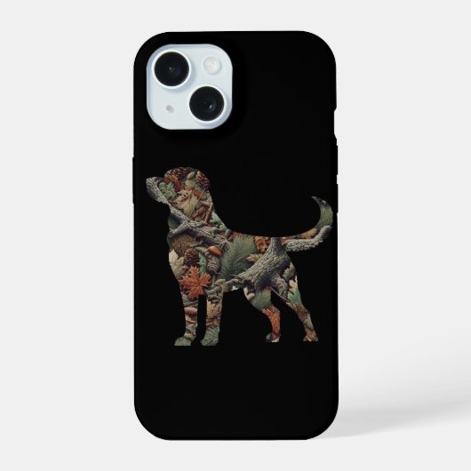 Coque iphone Labrador Retriever, coque iphone Camo (Verso)