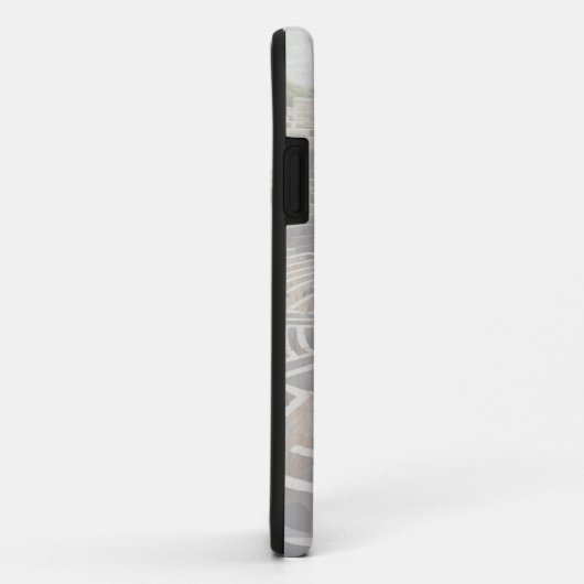 coque iphone - LABYRINTH (albâtre) (Dos/Droite)