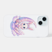 Coque iPhone Lapin Pastel Mignon – Esthétique Luna (Verso Horizontal)