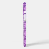 Coque iphone lilas d'éléphant damassé (Verso / Gauche)