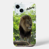 Coque iphone Lion Majestic (Verso)