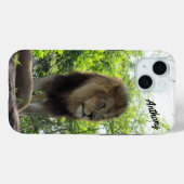 Coque iphone Lion Majestic (Verso (horizontal))