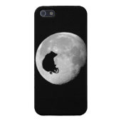 Coque iPhone L'ours dans la lune (Dos)