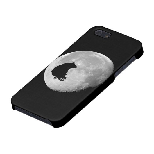 Coque iPhone L'ours dans la lune (Bas)