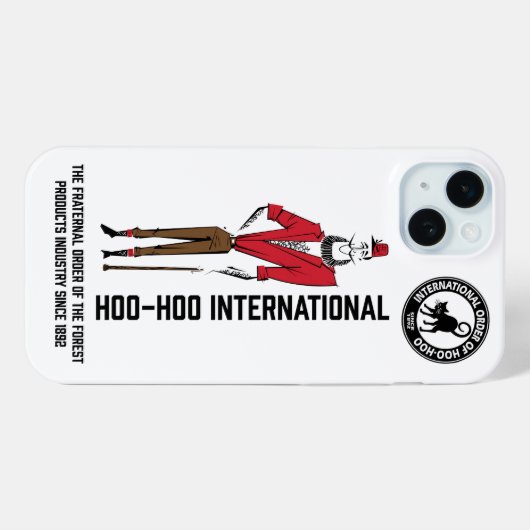 Coque iphone - Lumberman Design avec logo (Verso (horizontal))