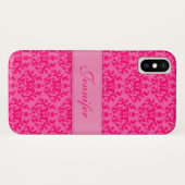 Coque iphone lumineux de coutume de roses indien (Dos (Horizontal))