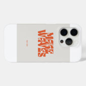coque iphone "Make Waves" (Verso (horizontal))