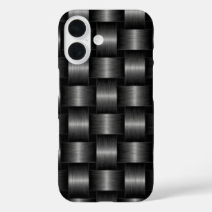Coque iphone métallique gris argent Faux