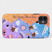 Coque iphone miel des abeilles (Dos (Horizontal))